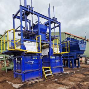 Industrial installation of a new packaging machinery